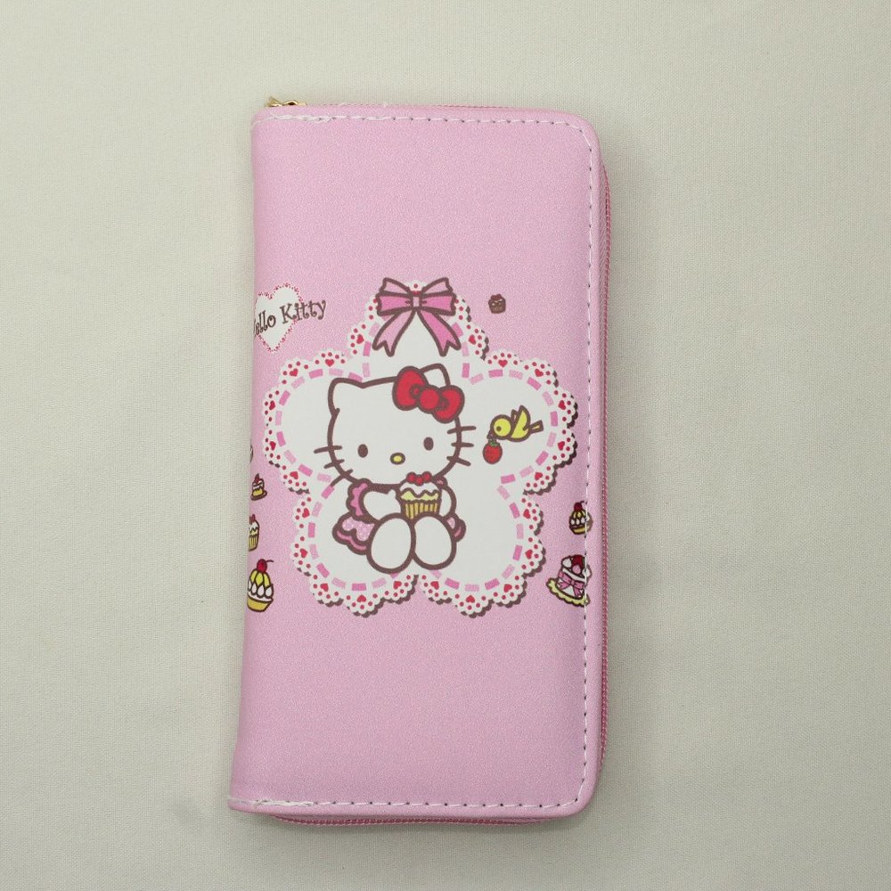 Hello Kitty Large Zipper Wallet